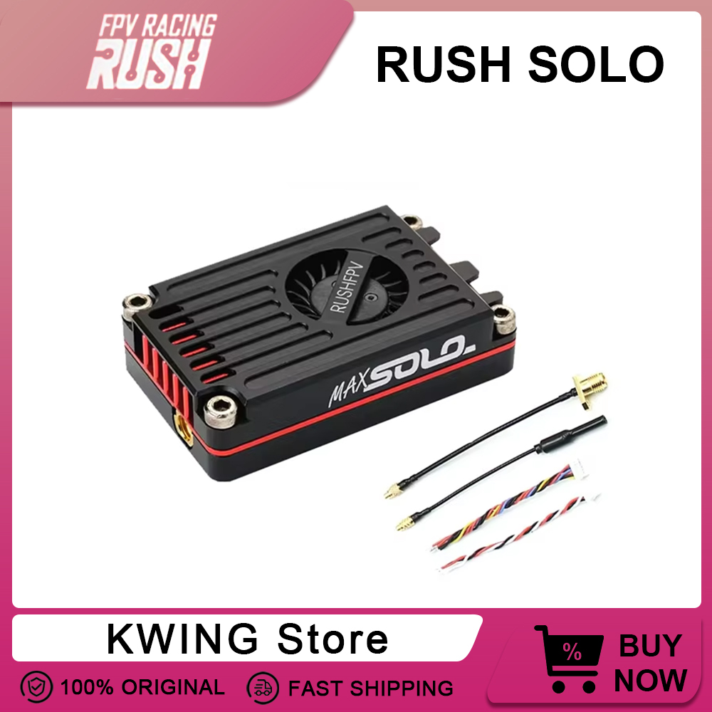 RUSH MAX SOLO 5.8GHz 2.5W VTX  - Rushfpv Rush Max Solo 5.8G 2.5W Vtx recensie en prijs