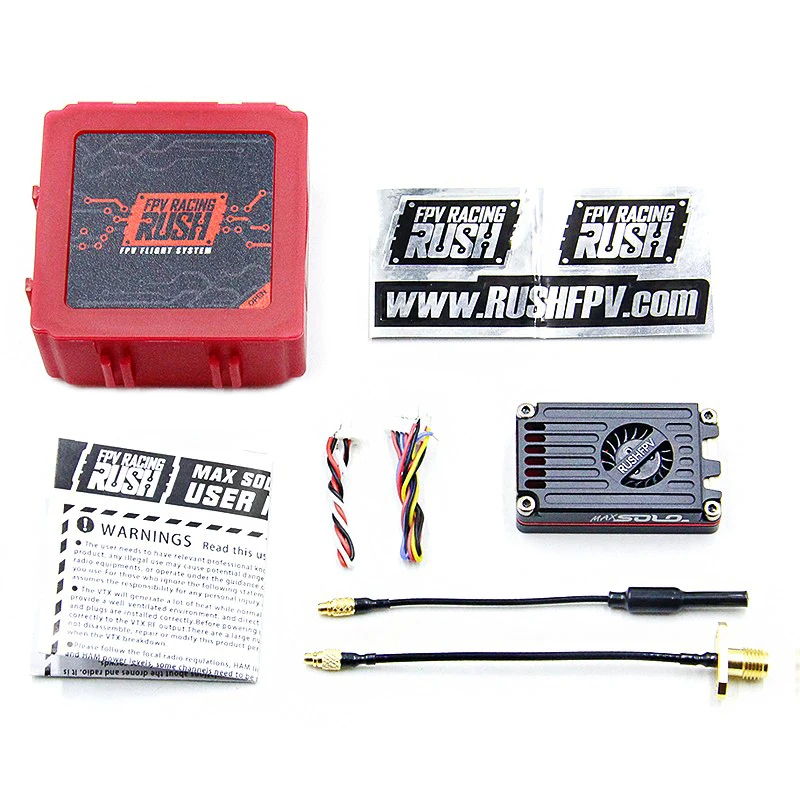 RUSH MAX SOLO 5.8GHz 2.5W VTX  - Rushfpv Rush Max Solo 5.8G 2.5W Vtx recensie en prijs