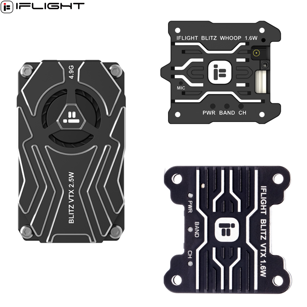 Iflight Blitz Whoop 5.8G/4.9G  - Iflight Blitz 1.6W 5.8G Vtx recensie en prijs